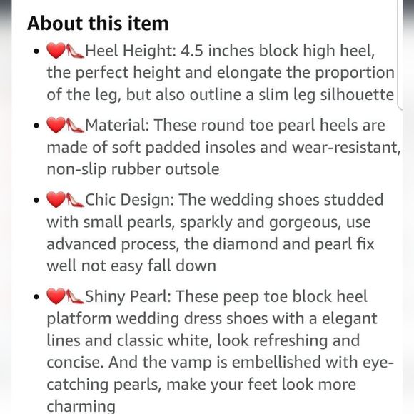 Goolita Extravagant Open Toe Pearl Chunky Heels Sz. 37/US 6M New Ankle Straps - Picture 16 of 17